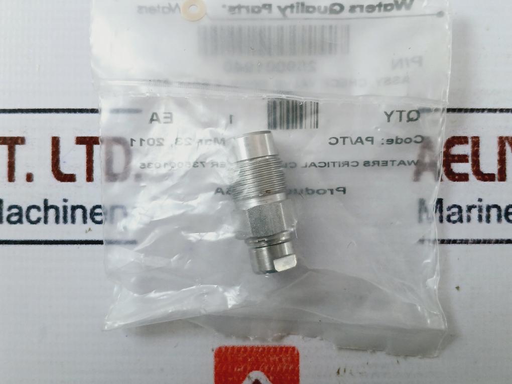 Waters 289001940 Double Ball and Seat Check Valve Assy Code: PA/TC