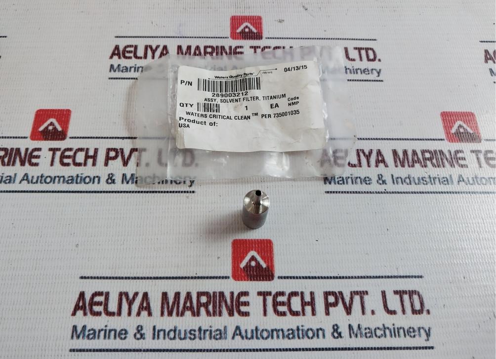 Waters 289003212 Xt Titanium Solvent Filter Assy Code: Nmp