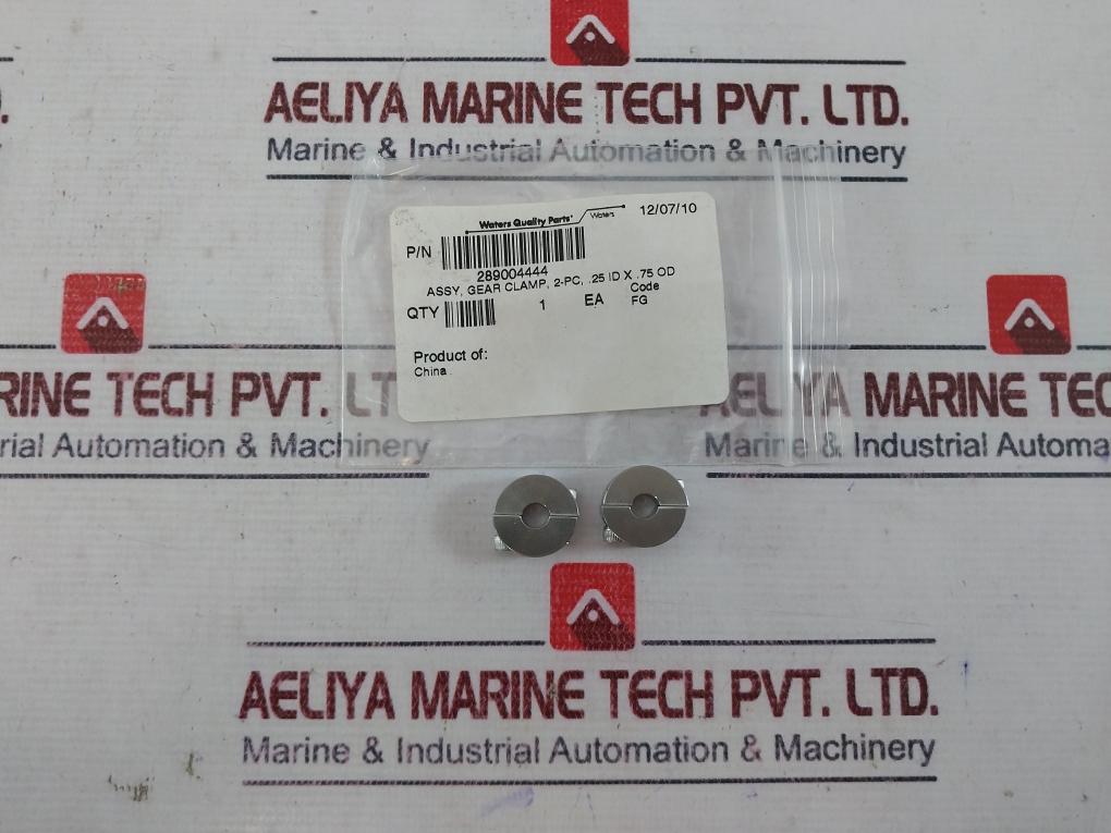 Waters 289004444 Assy, Gear Clamp, 2-pc, .25 Id X .75 Od
