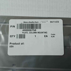 Waters 400006758 Column Mounting Plate 700010057