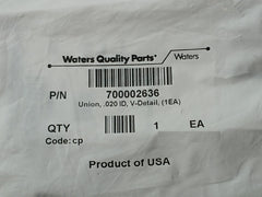 Waters 405003460 Stainless Steel Poppet Check Valve 700002636