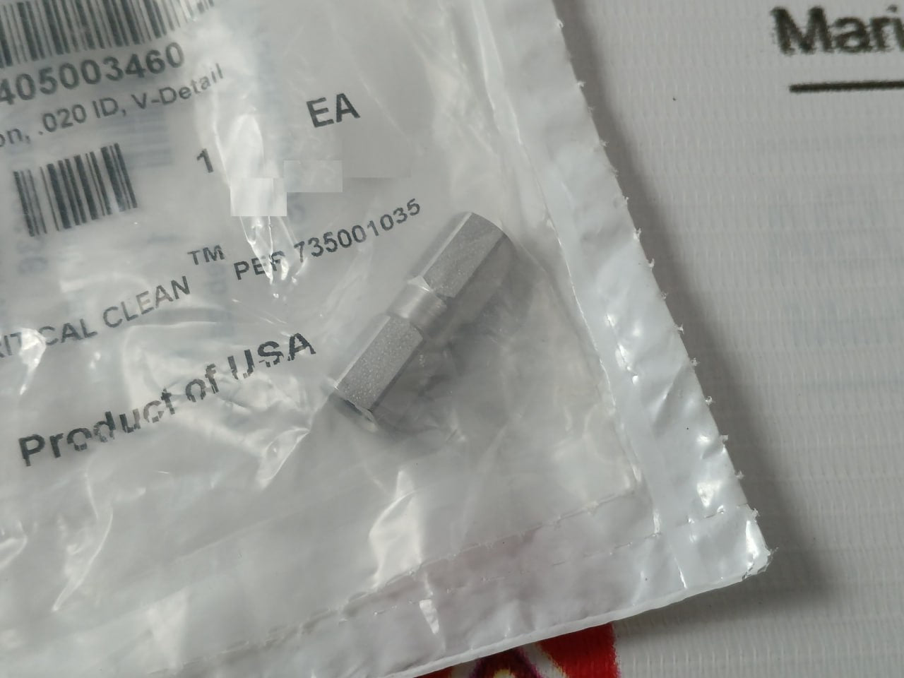 Waters 405003460 Stainless Steel Poppet Check Valve 700002636