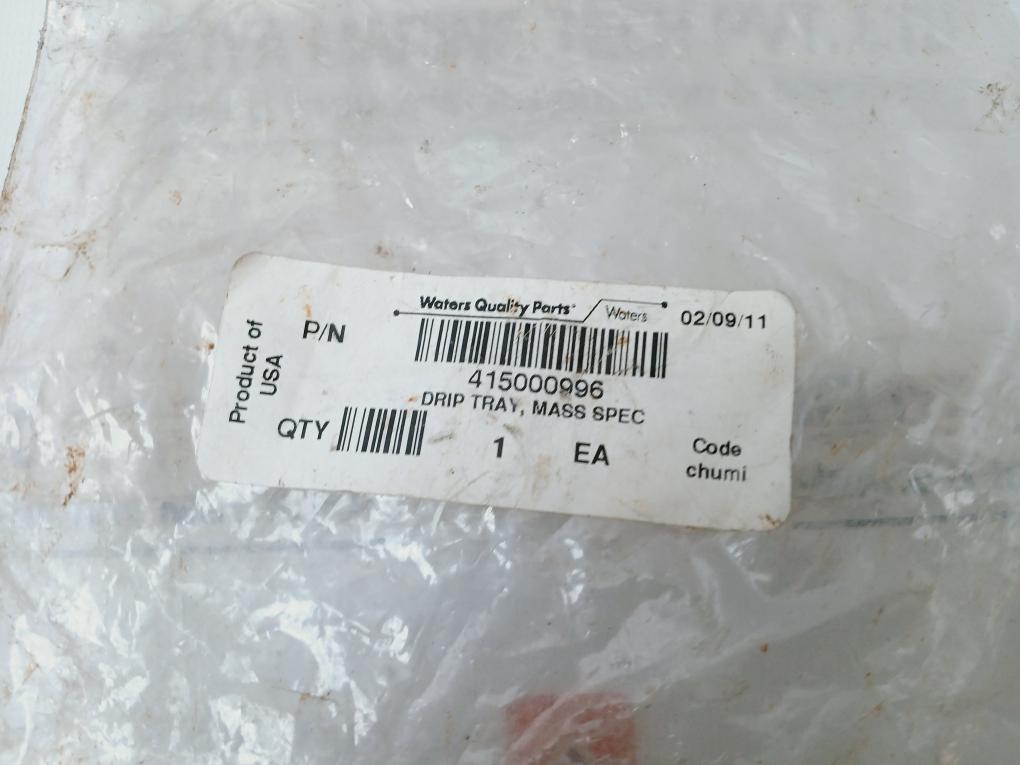 Waters 415000996 Drip Tray Mass Spec