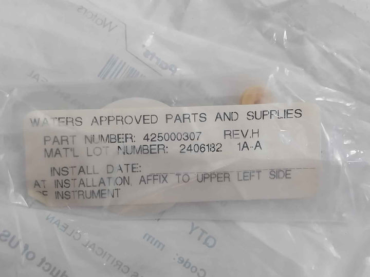 Waters 425000307 Plunger Rod Sealing Ring Rev. H