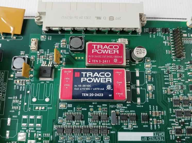 Waters 4258253dc1 Dual Qaud Pcb Assembly 700012934 24vdc 3a