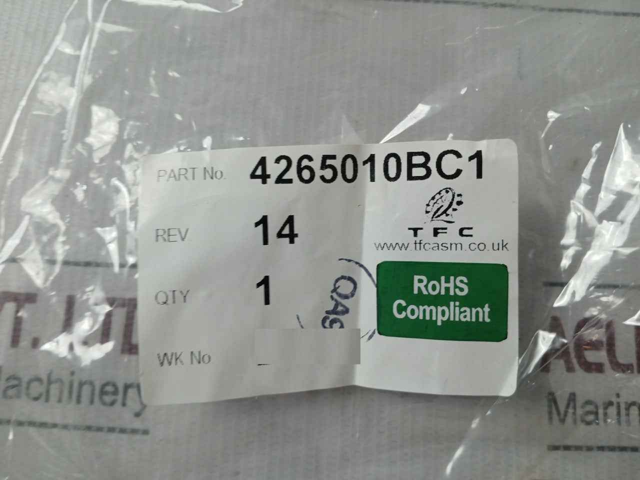 Waters 4265010bc1 Coaxial Plc Interface Cable 1 Meter