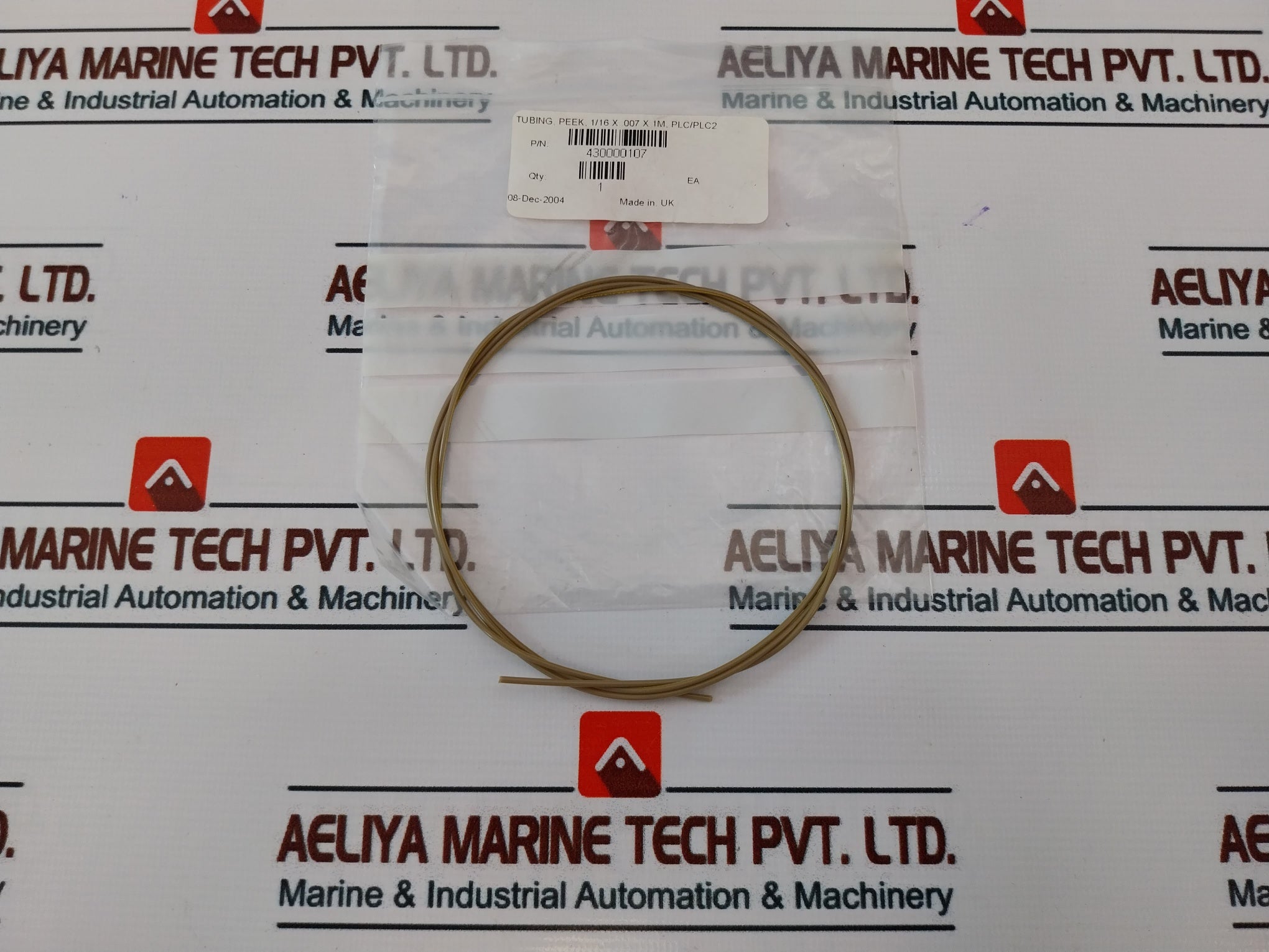 Waters 430000107 Peek Tubing 1/16 X .007 X 1M