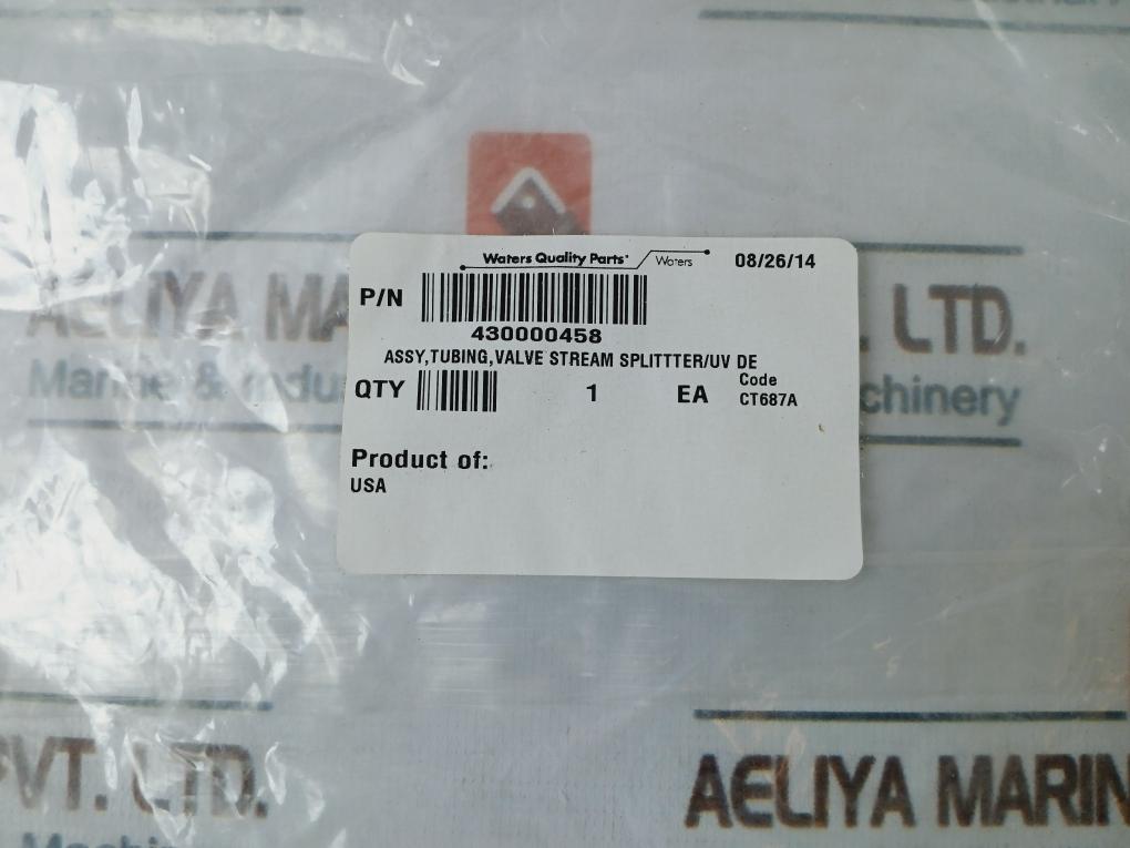 Waters 430000458 Tubing Assy