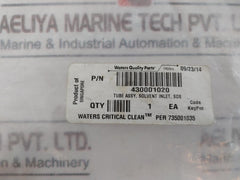 Waters 430001020 Tube Assy, Solvent Inlet, Sds Set