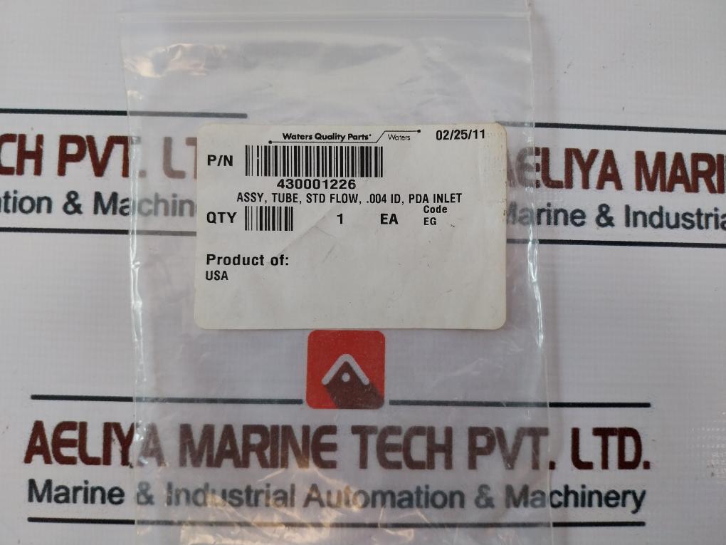 Waters 430001226 Tubing Assembly Standard Flow, .004 Id, Pda