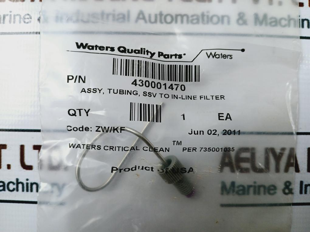 Waters 430001470 In-line Filter Tubing Assy