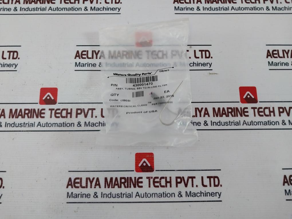 Waters 430001470 Tubing Assembly Ssv To In-line Filter Ct803I