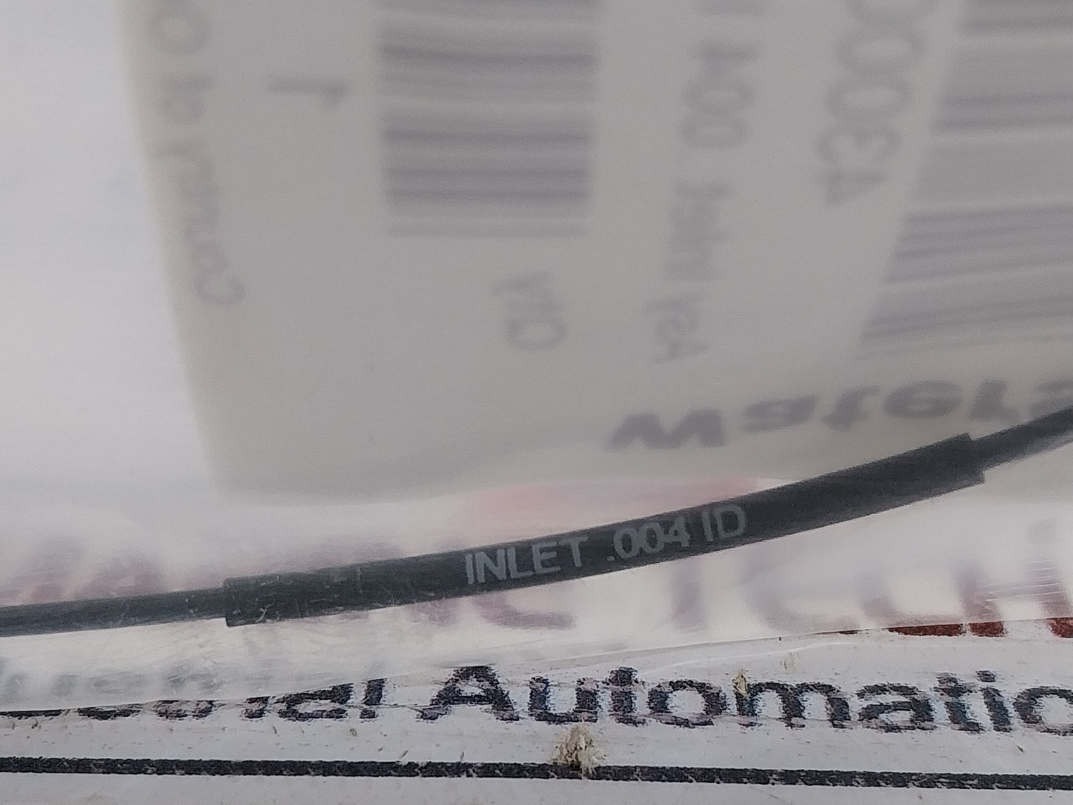 Waters 430001784 Tubing Assembly Inlet To Pda .004 Id