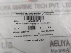 Waters 430002015 Tubing Assembly System Outlet To Col. Man Ct2013D