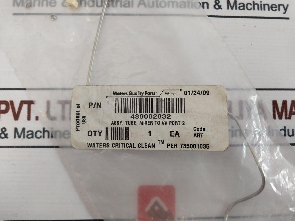 Waters 430002032 Mixer To W Port 2 Tube Assy