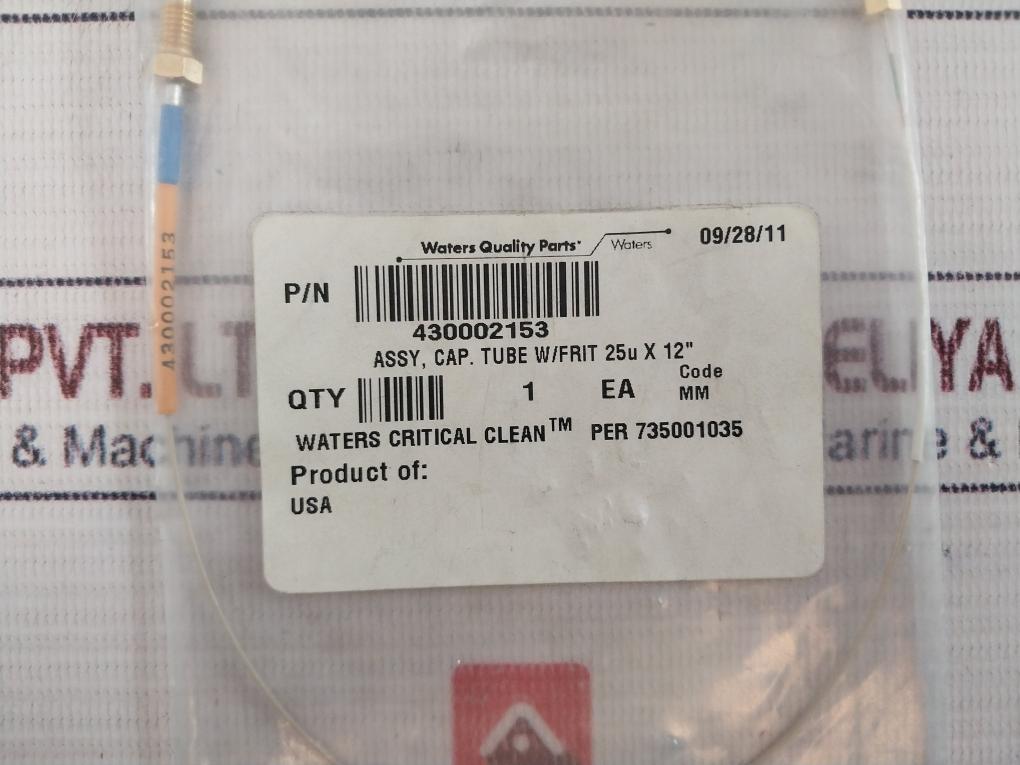 Waters 430002153 MM Cap Tubing Assembly