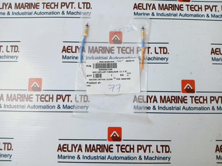 Waters 430002183 Tubing Capillary 25Um I.D. X 10”
