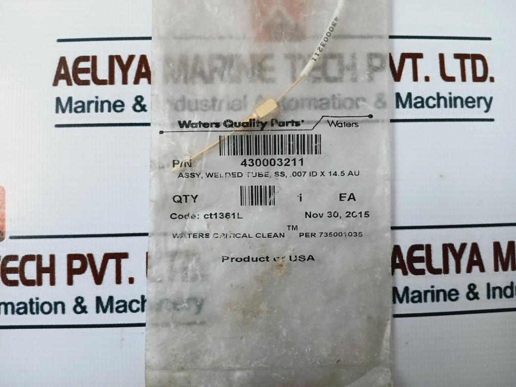 Waters 430003211 Welded Tube Assy Ct1361L