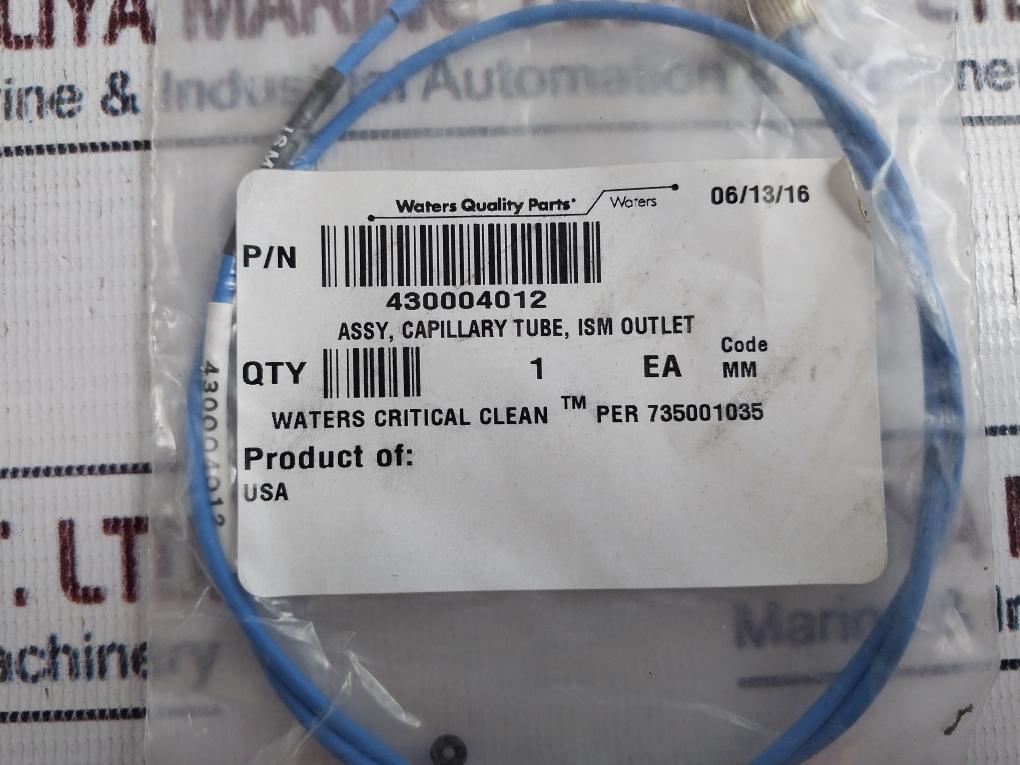 Waters 430004012 Ism Outlet Capillary Tube Assy