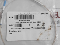 Waters 430004366 Tubing Assembly Capillary With Frit 40Um X 26"L