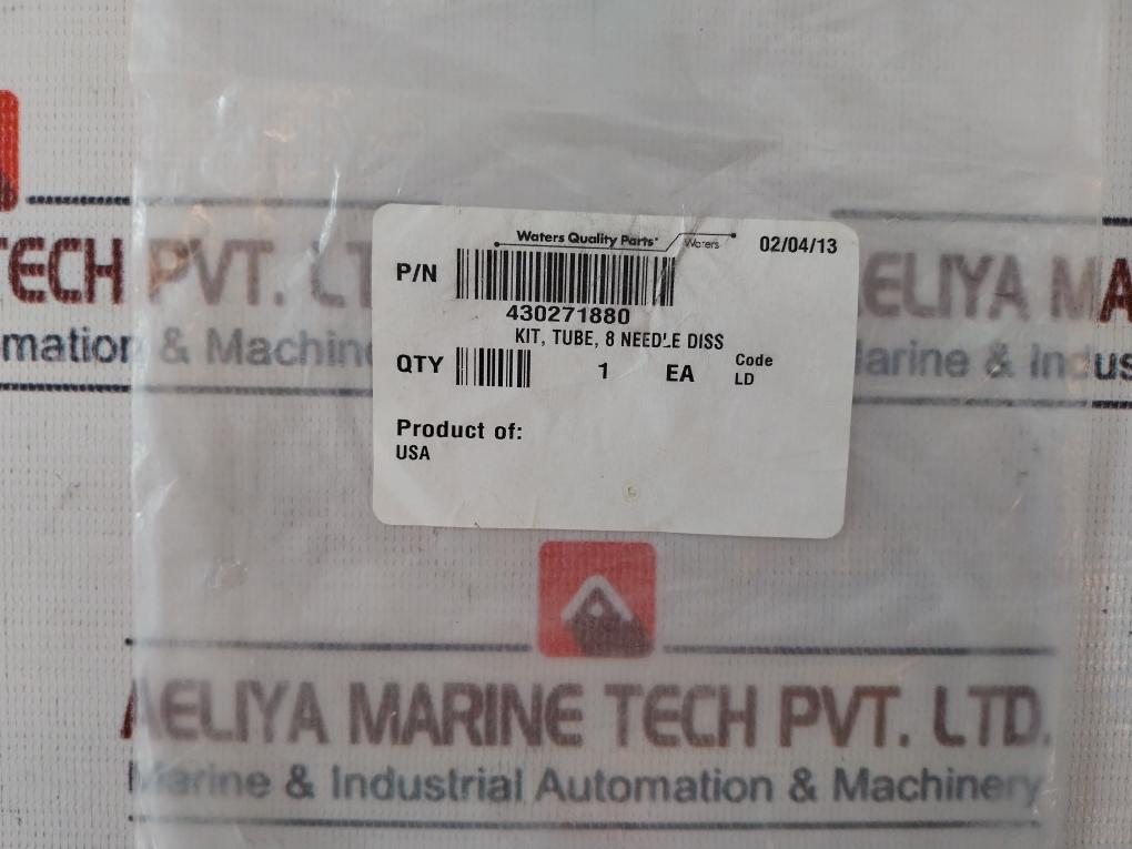 Waters 430271880 8 Needle Diss Tube Kit