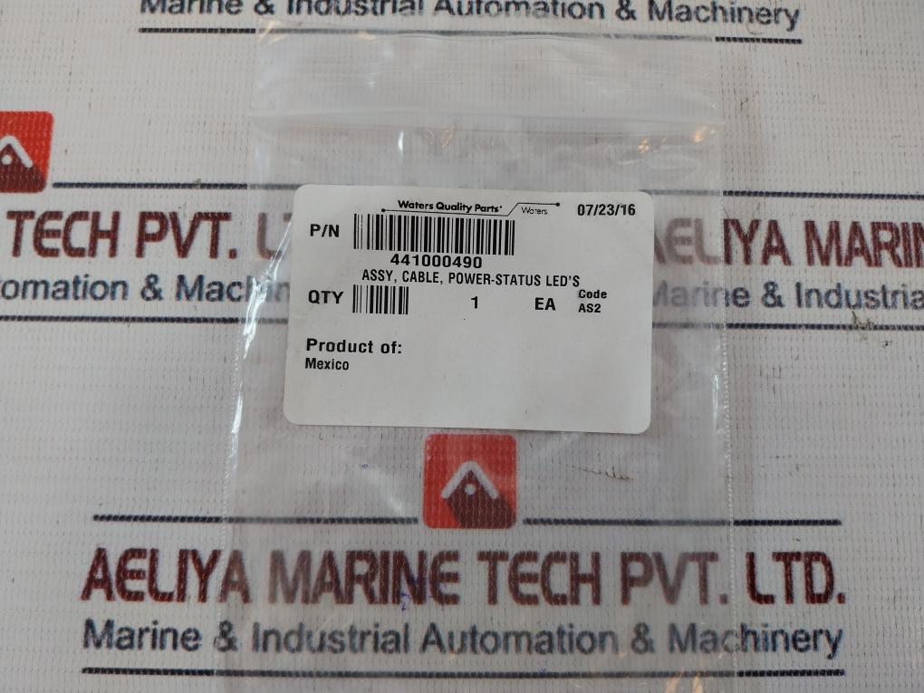 Waters 441000490 Power-status Led’s Cable Assy Rev: H Atx 03/16