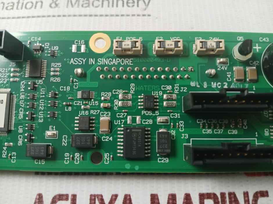 Waters 510000493-d Printed Circuit Board Pcb Rev.a 1m