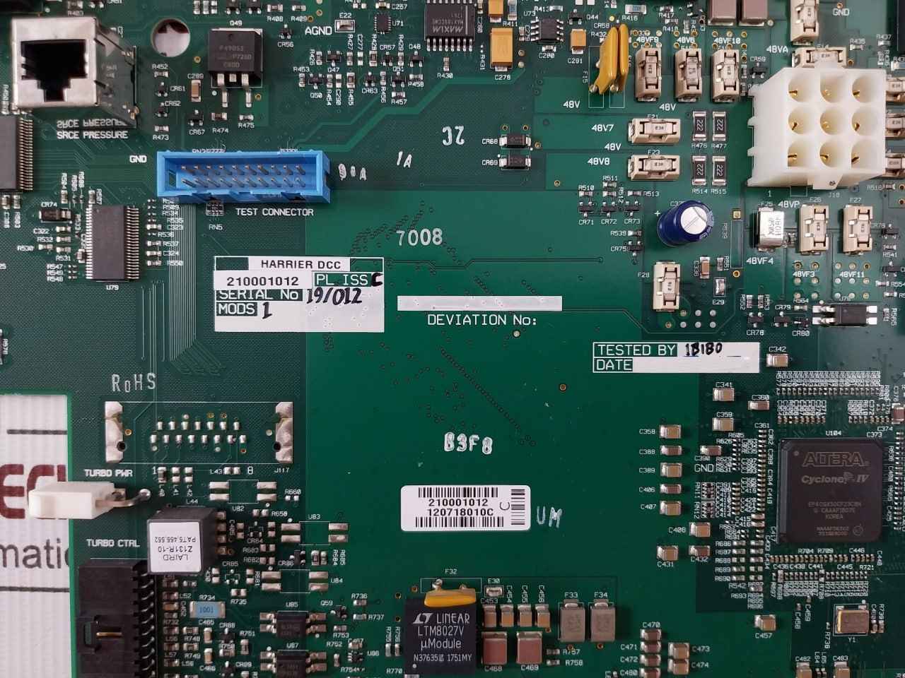 Waters 510000783 Mother Board Rev C 34099-0000-92-2