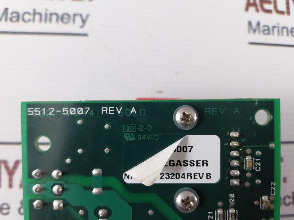 Waters 7000-0244 Qspi Degasser Control Board 5512-5007 Rev: A 725000459 94V