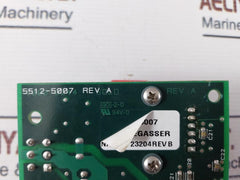 Waters 7000-0244 Qspi Degasser Control Board 5512-5007 Rev: A 725000459 94V