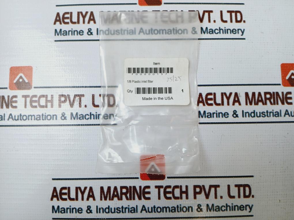 Waters 700000157 1/8 Plastic Inlet Filter