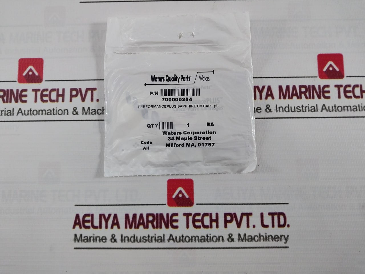 Waters 700000254 Check Valve Cartridge Rev 0