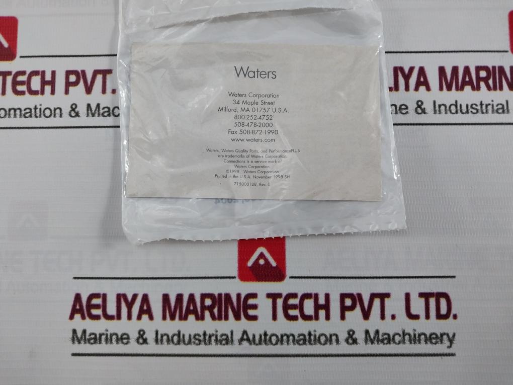 Waters 700000254 Check Valve Cartridge Rev 0