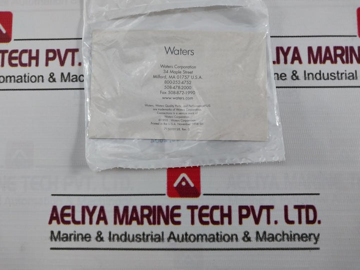 Waters 700000254 Check Valve Cartridge Rev 0