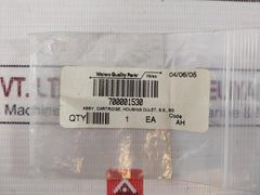 Waters 700001530 Assy Cartridge Housing Oulet S.S. Bg