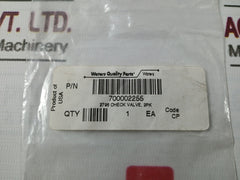 Waters 700002255 2796 Check Valve 2Pk