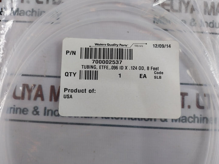 Waters 700002537 Tubing, Etfe,. 096 Id X .124 0D, 8 Feet