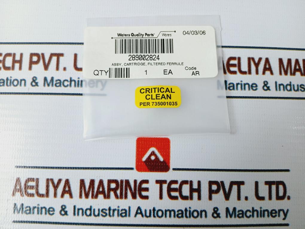 Waters 700002913 Cartridge Filter Assy Set