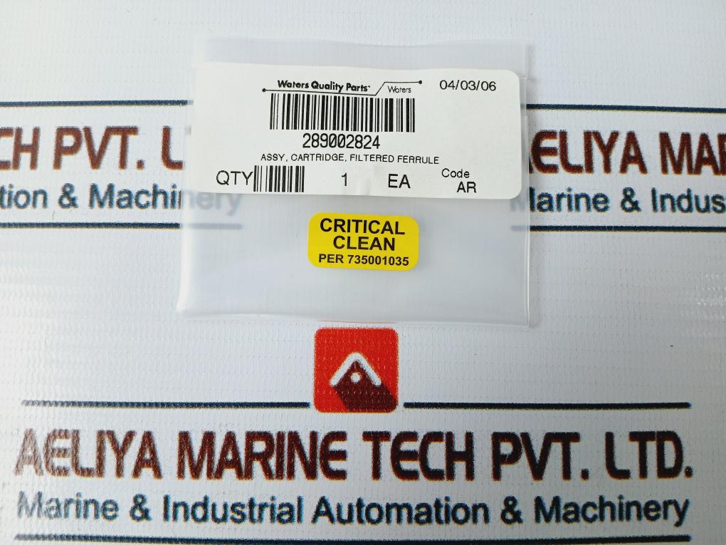 Waters 700002913 Cartridge Filter Assy Set