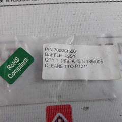 Waters 700004556 Baffle Assy Rev A
