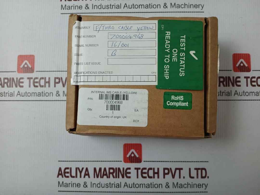 Waters 700004968 Internal Ims Cable Qa Seal (Yellow)