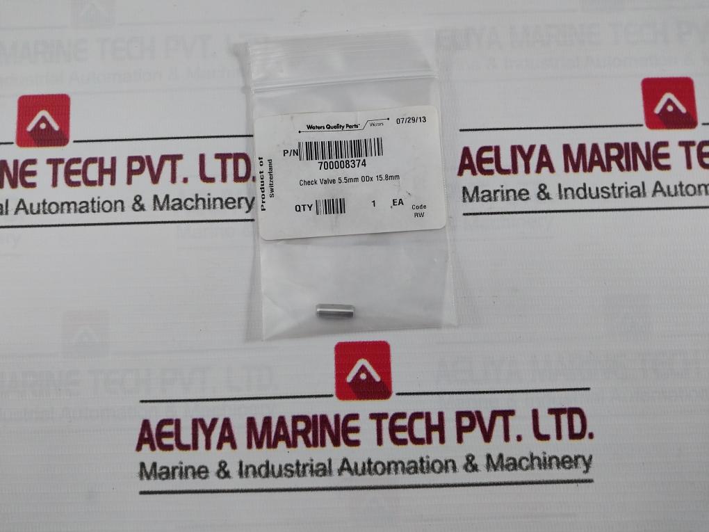 Waters 700008374 Check Valve 5.5Mm 0Dx 15.8Mm