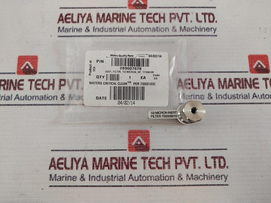 Waters 700009010/ 289007678 ½ Micron Hp Titanium Inert Filter Assy