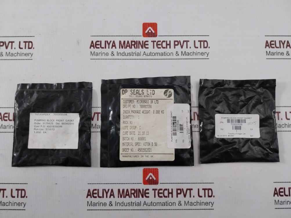 Waters 700009598 Gasket For Pumping Block Front