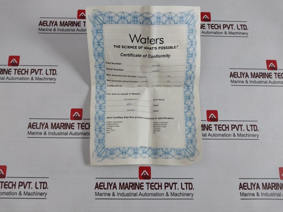 Waters 700011425 Probe Adjuster Assembly 791115942