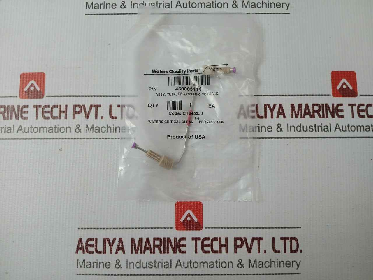 Waters 700011486 Degasser-c To Gpv-c Tube Assembly