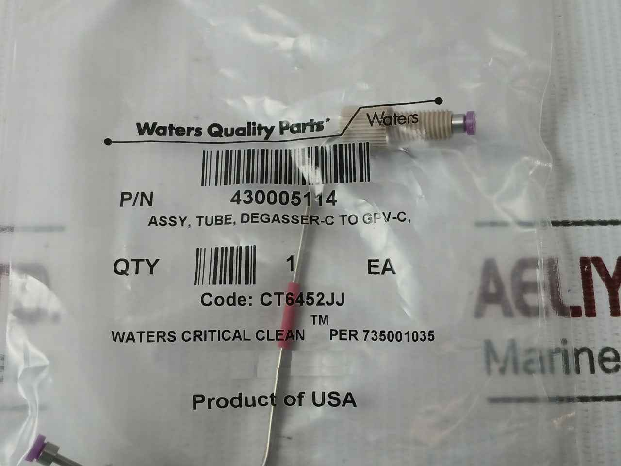 Waters 700011486 Degasser-c To Gpv-c Tube Assembly
