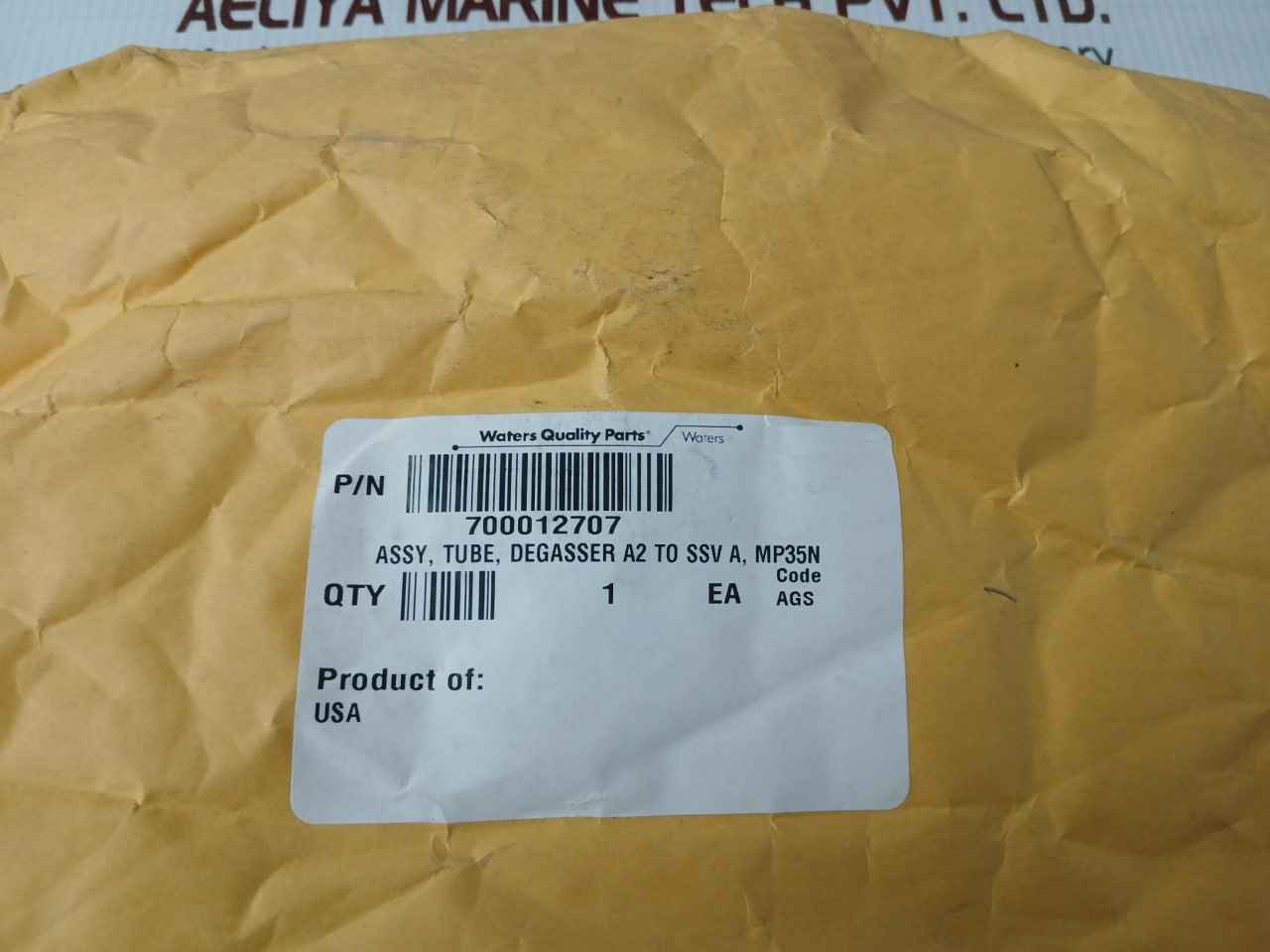 Waters 700012707 Tube Assembly For Degasser A2 To Ssv A