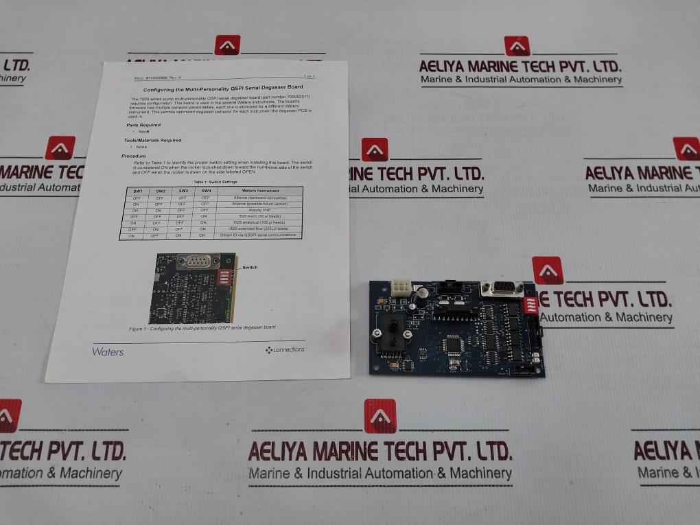 Waters 725000459 Qspi Serial Degasser Control Board Arc0219 Rev.A