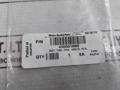Waters Acquity Uplc 430001880 Peek Tube Assembly, .0025 Id, 10.5L